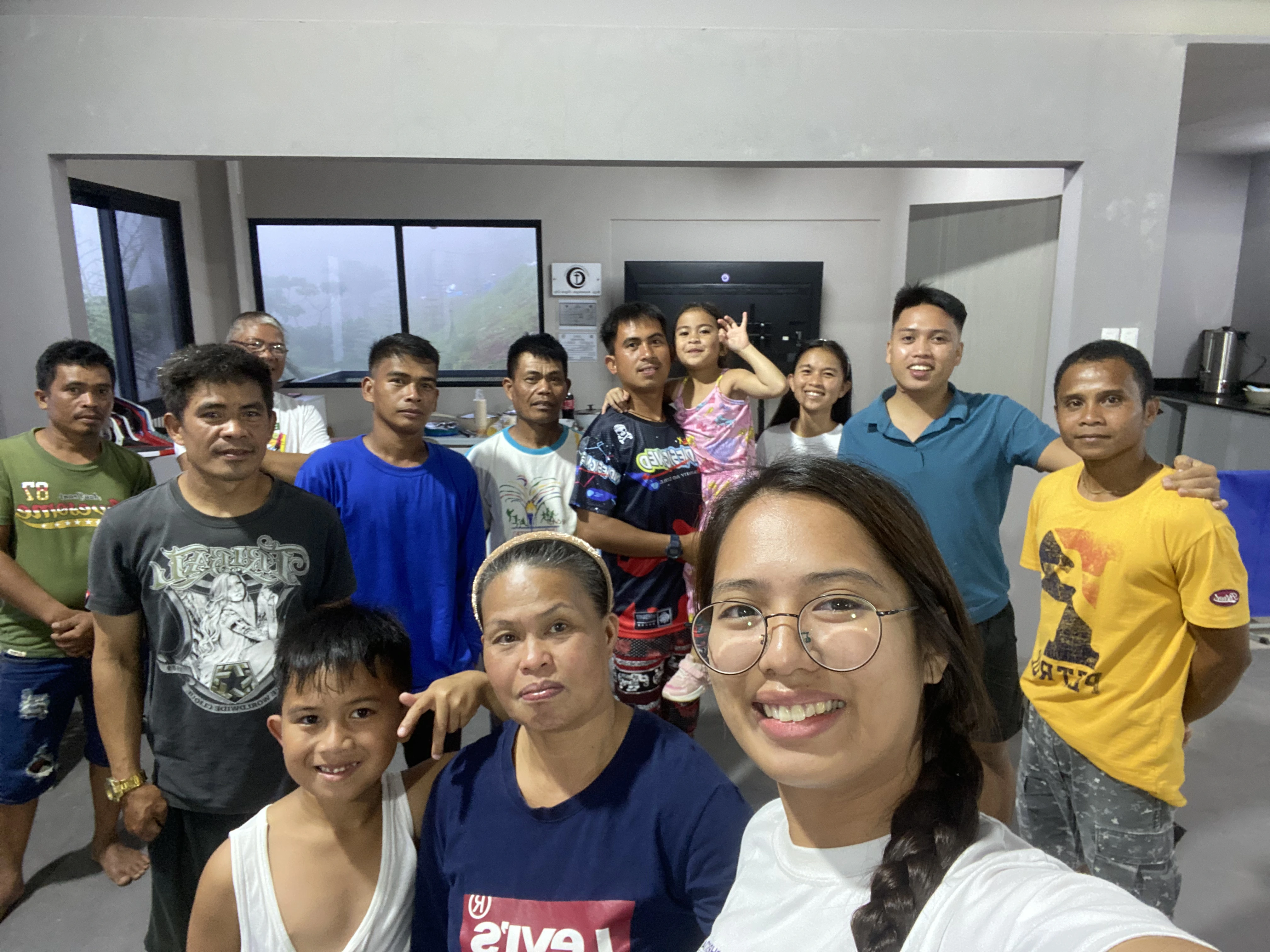 Group gathered for midweek Bible study and prayer at Yeshua Community Center